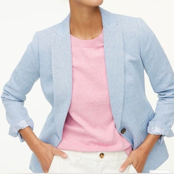 J. Crew Factory Light Blue Blazer - Picture 2 of 16